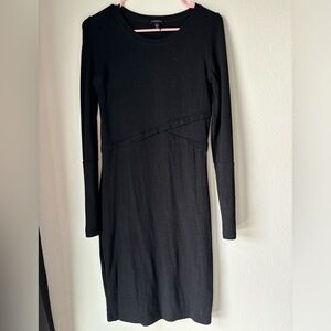 Express black sweater dress